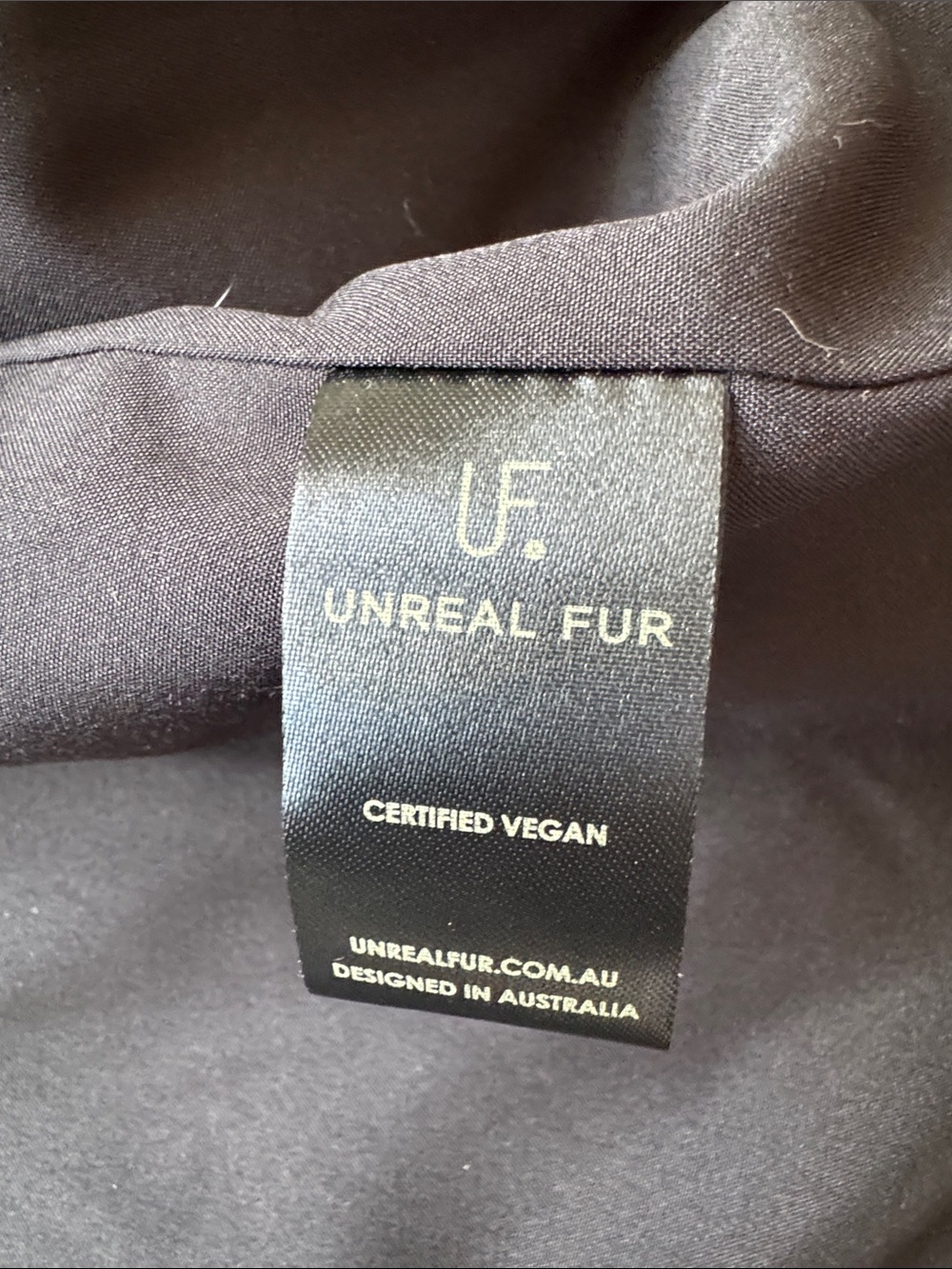 Unreal Fur Lupin Blazer Faux Fur Coat Brown Men’s Large Certified Vegan - Picture 9 of 11